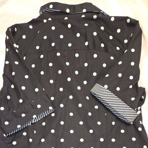 Black and white polka dot shirt